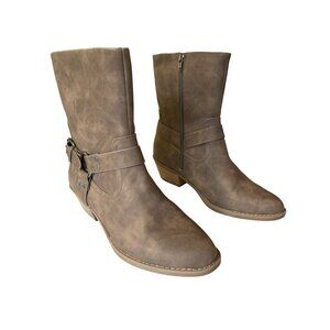 DV Dolce Vita Moto Ankle Bootie Daring Brown NWT Size 9.5